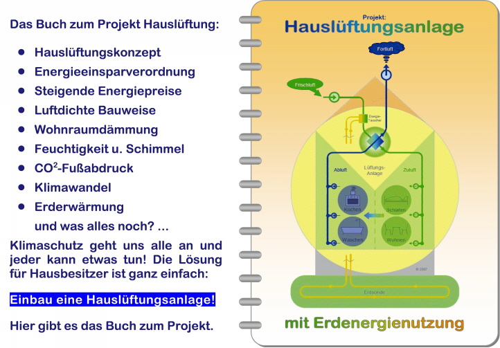 Das Buch zum Projekt Hauslüftung: